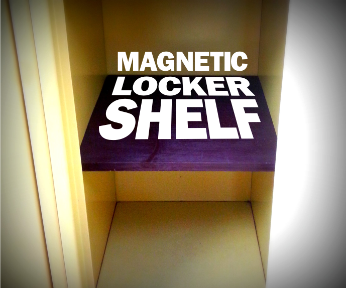 Easy Magnetic Locker Shelf