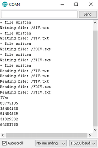 Upload the IVs Into Both ESPs