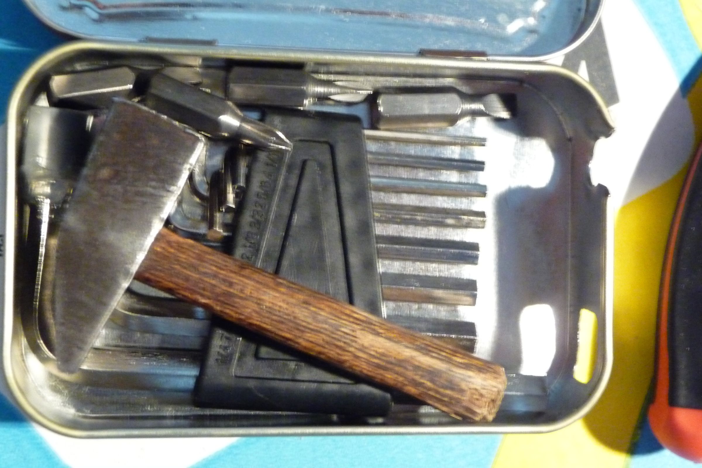 DIY Handyman's Pocket Sized Tool Box, Feat. Home Made Screwdriver