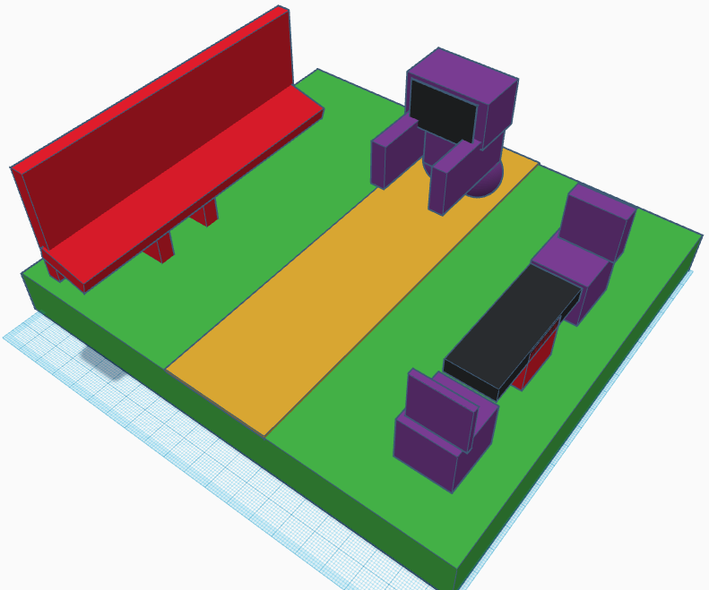 Little Helper 2000 Social-Distancing Robot in a Park