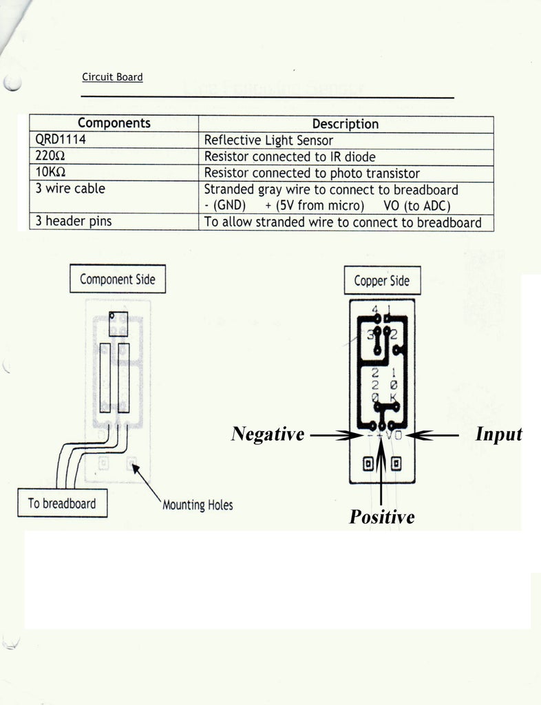 Building an Infrared Sensor : 4 Steps Circuit Diagram