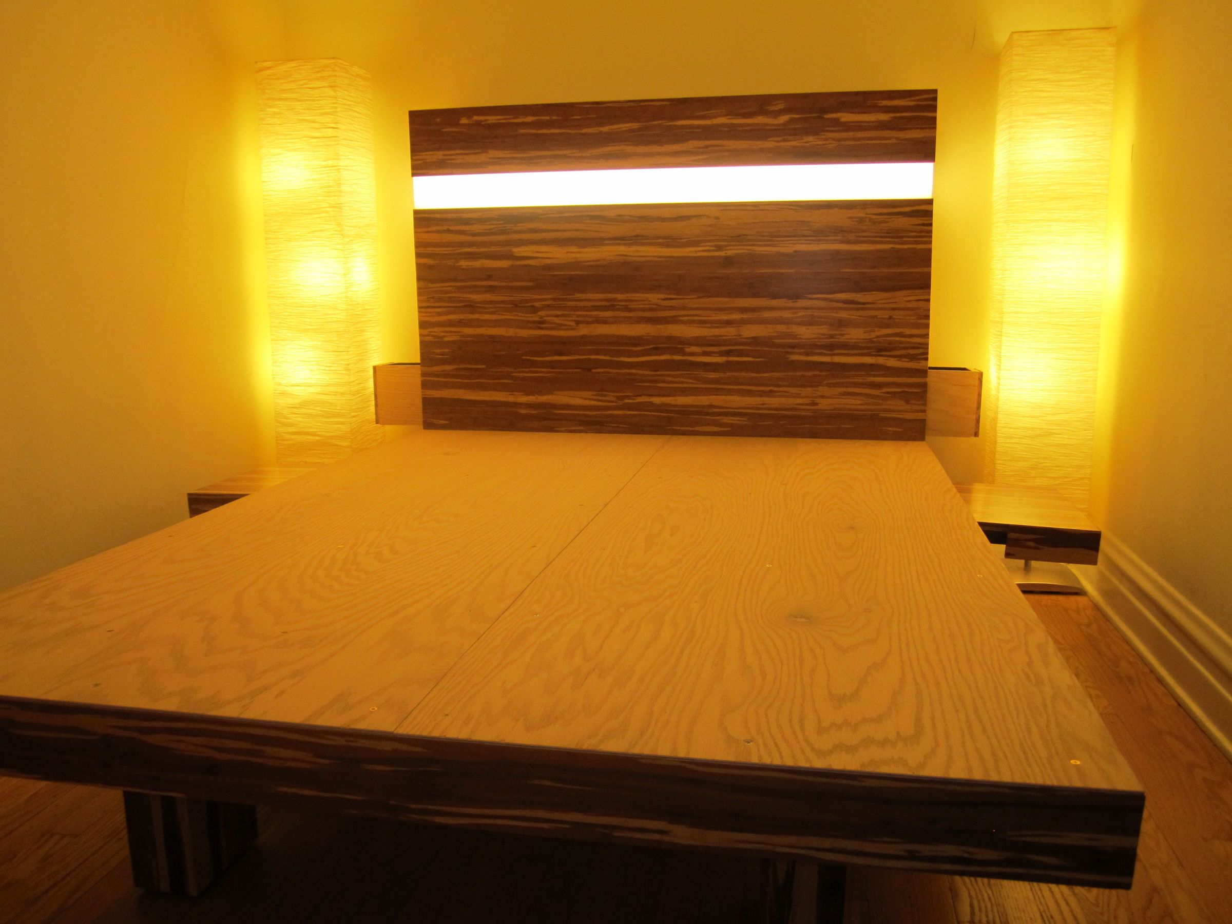 Bamboo Flooring Platform Bed
