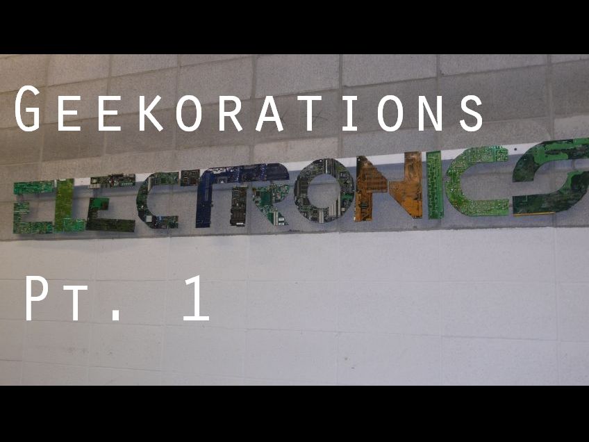 Geekorations From Junk Motherboards