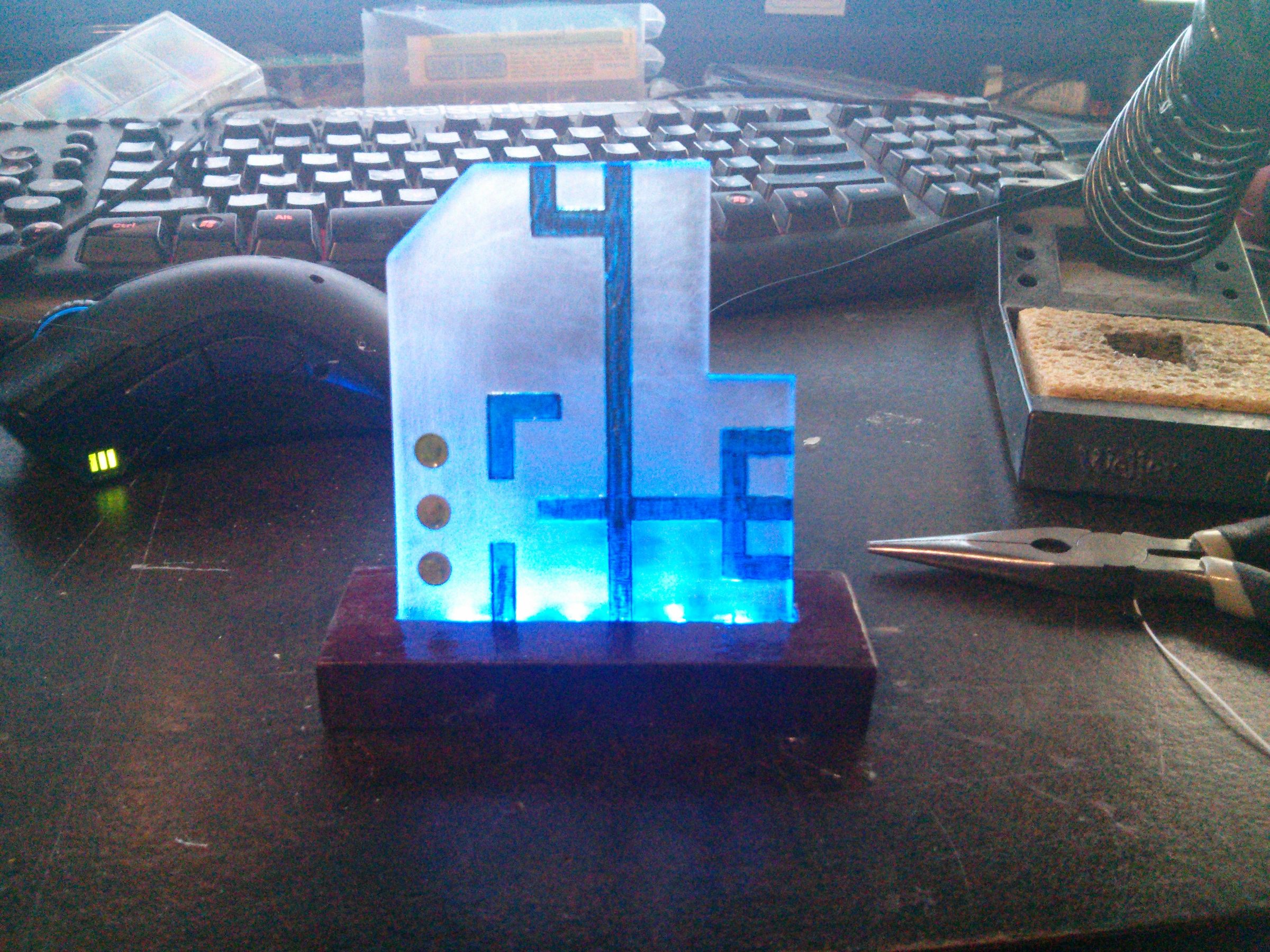 Blue DOOM key - Memories from childhood