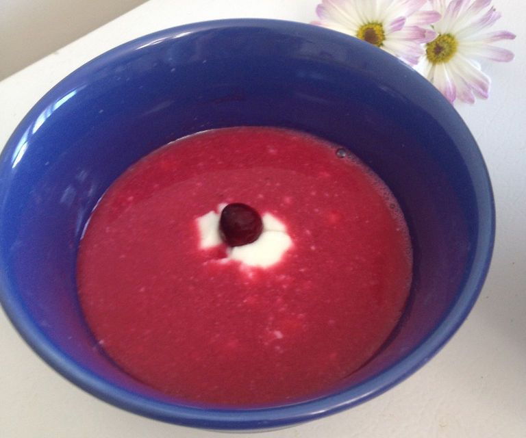 Chilled Cranberry 'Soup'