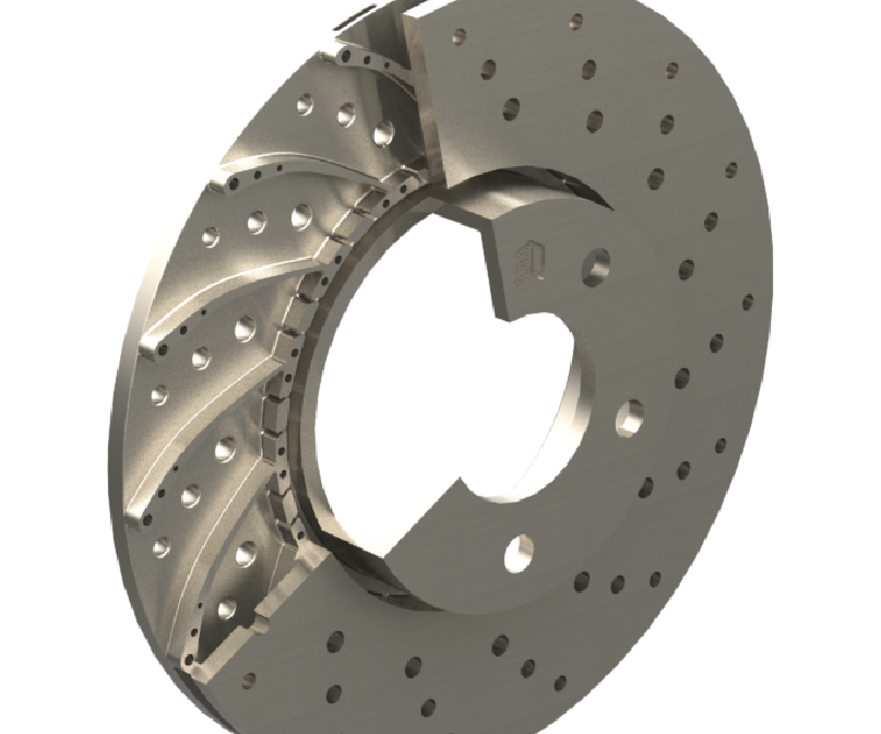 High Performance Metal Brake Disc With TEG Insert