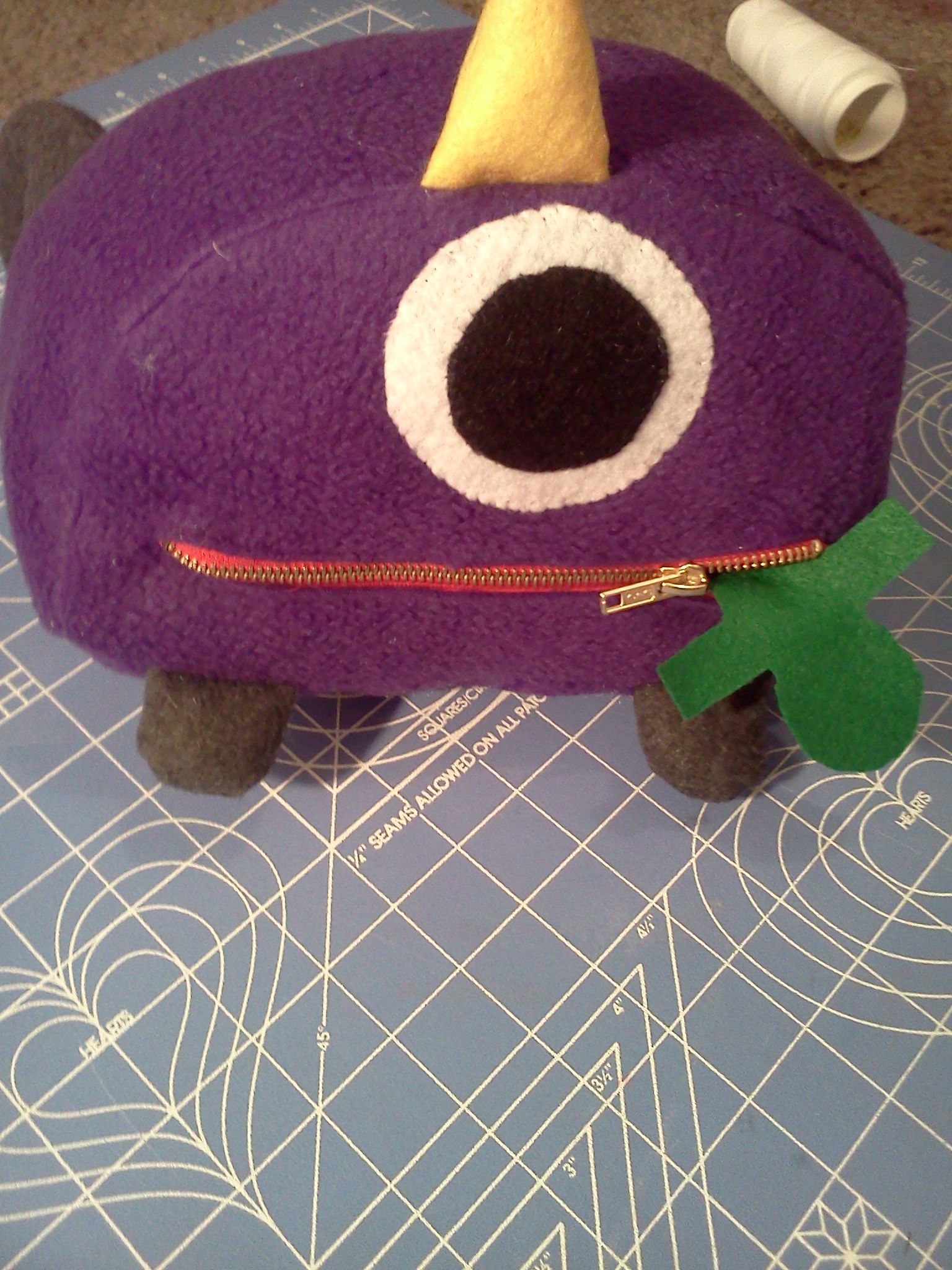 One Eyed, One Horned Flying Purple People Eater
