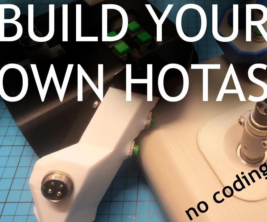 DIY Bluetooth or USB HOTAS / Game Controller