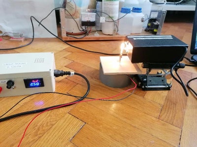First Test With a Halogen Lamp