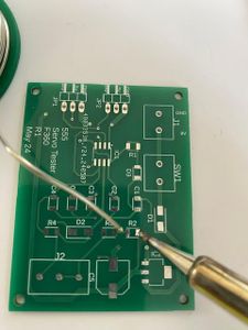 Soldering the PCB
