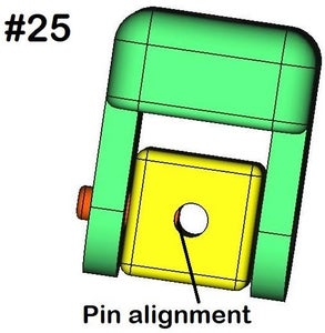 Assemble the U-joint