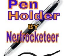 Cardboard Wall Hanger for One Pen