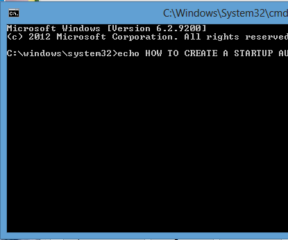How to Make StartUp Auto Shutdown Virus.