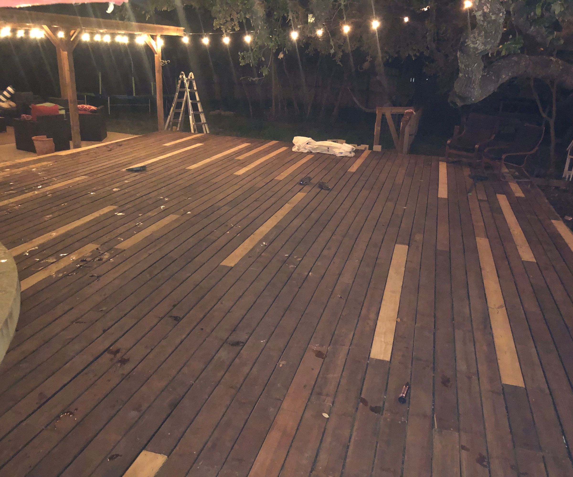 Redoing a Deck and Saving the Boards.