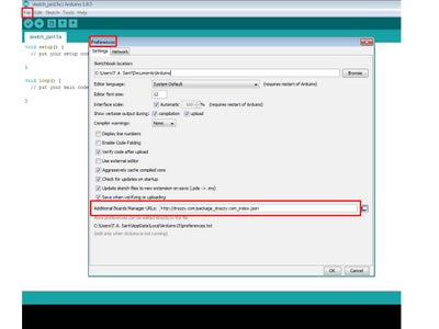 Add ATtiny Core Supprt to Arduino IDE Software