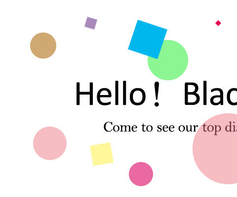 Hello！ Black Friday