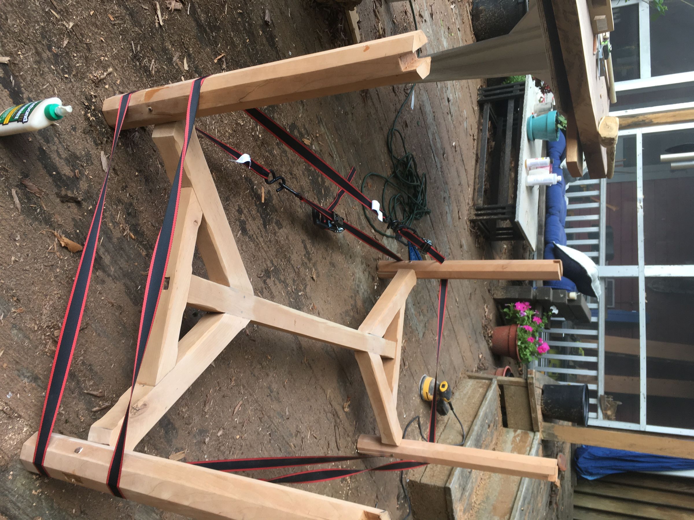 Live Edge Black Walnut and Cherry Hayrake Dining Room Table : 11 Steps ...