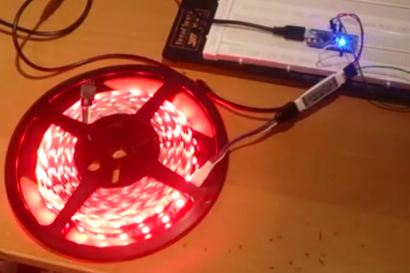 LED Strip Controller W/ LED Amp + Arduino