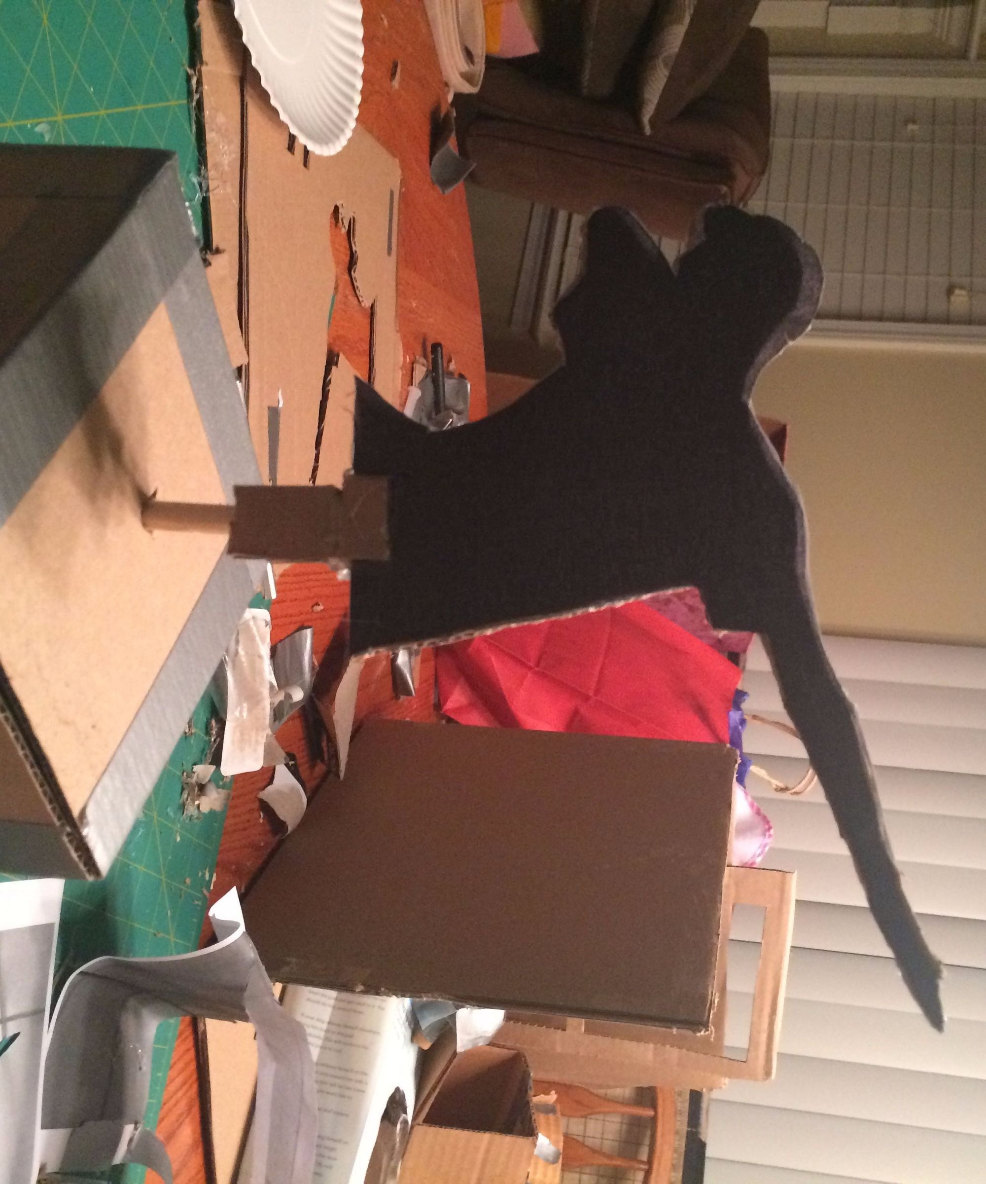 Spinning DAB Silhouette