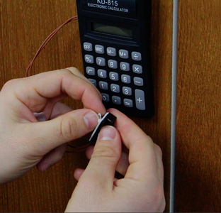 Mounting the Magnetic Switch on the Door