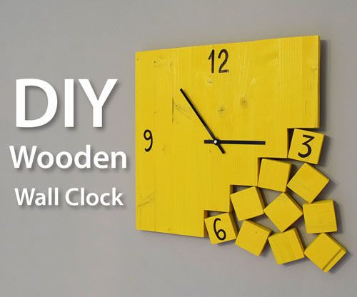 How to Make a Modern Wooden Clock
