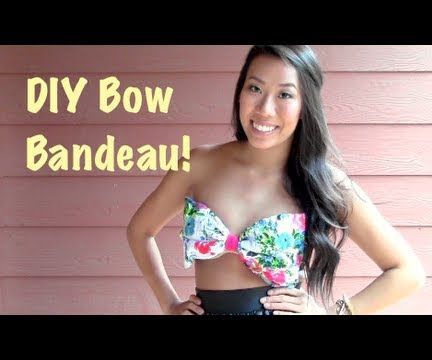 DIY Bow Bandeau
