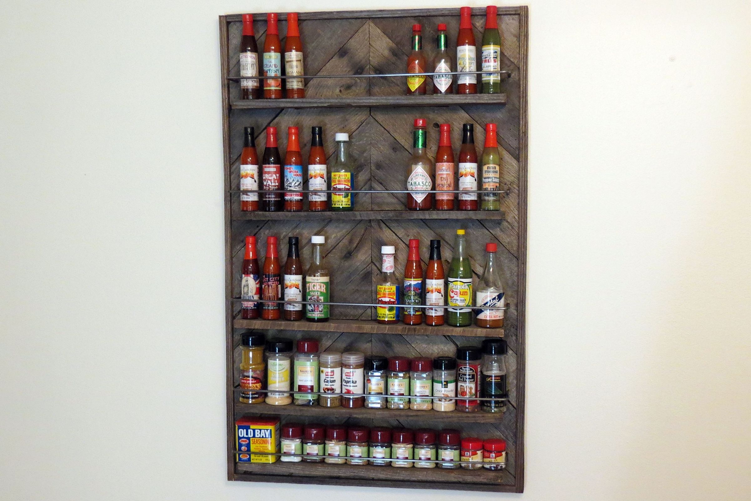 Spice & Hot Sauce Rack From a Pallet 9 Steps (with Pictures) Instructables