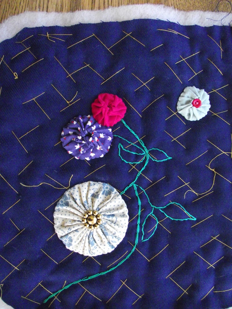 Attach Buttons for Flower Centres