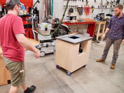 How to Make a ROUTER TABLE W/ Bit Storage & Dust Collection : 17 Steps ...