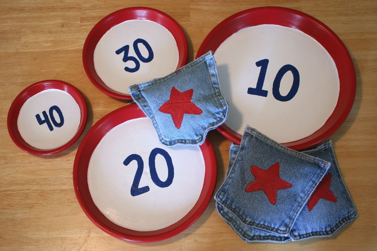 Sew Blue Jean Pocket Bean Bags