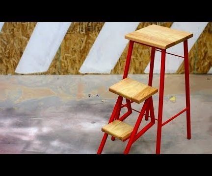 A Stool With Flip Out Steps