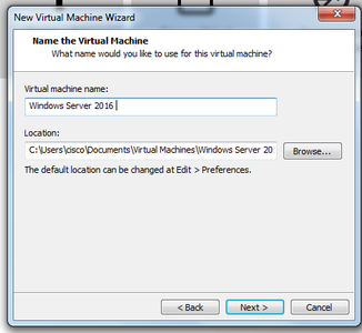 Step 6: Give the VM a Name
