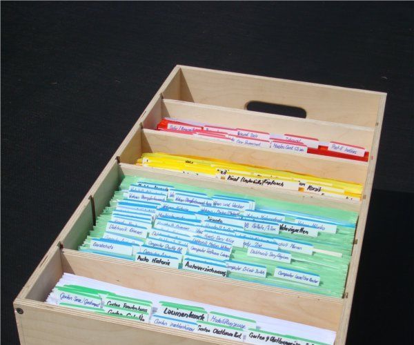 Build a Stakable GTD Reference Filing Cabinet