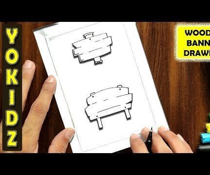 HOW TO DRAW a WOODEN SIGNBOARD