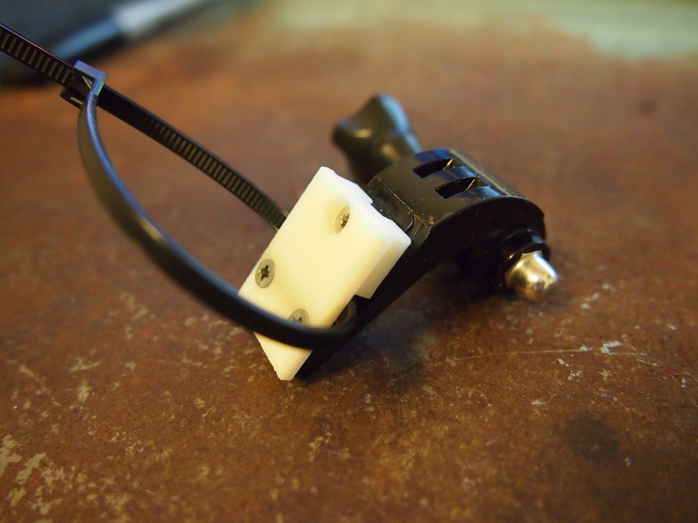 GoPro 3D Print  Zip Tie Mount
