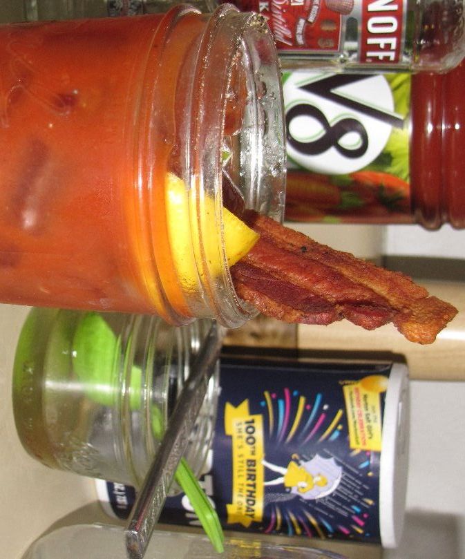 Homemade Bacon Vodka - (Bloody Mary)