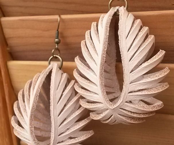 Transformable Leather Sculpted Earrings