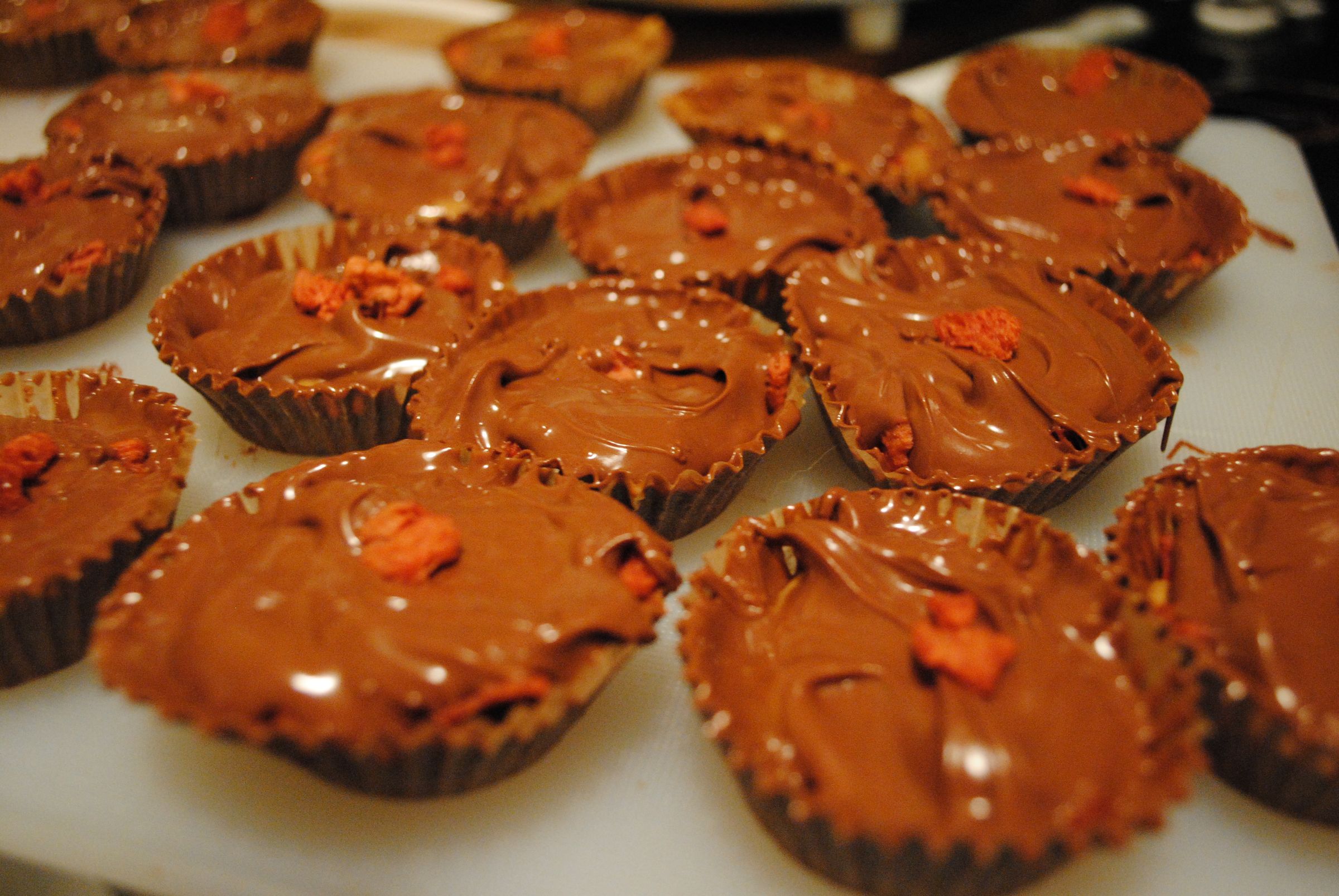 Vegetarian Bacon Peanut Butter Cups