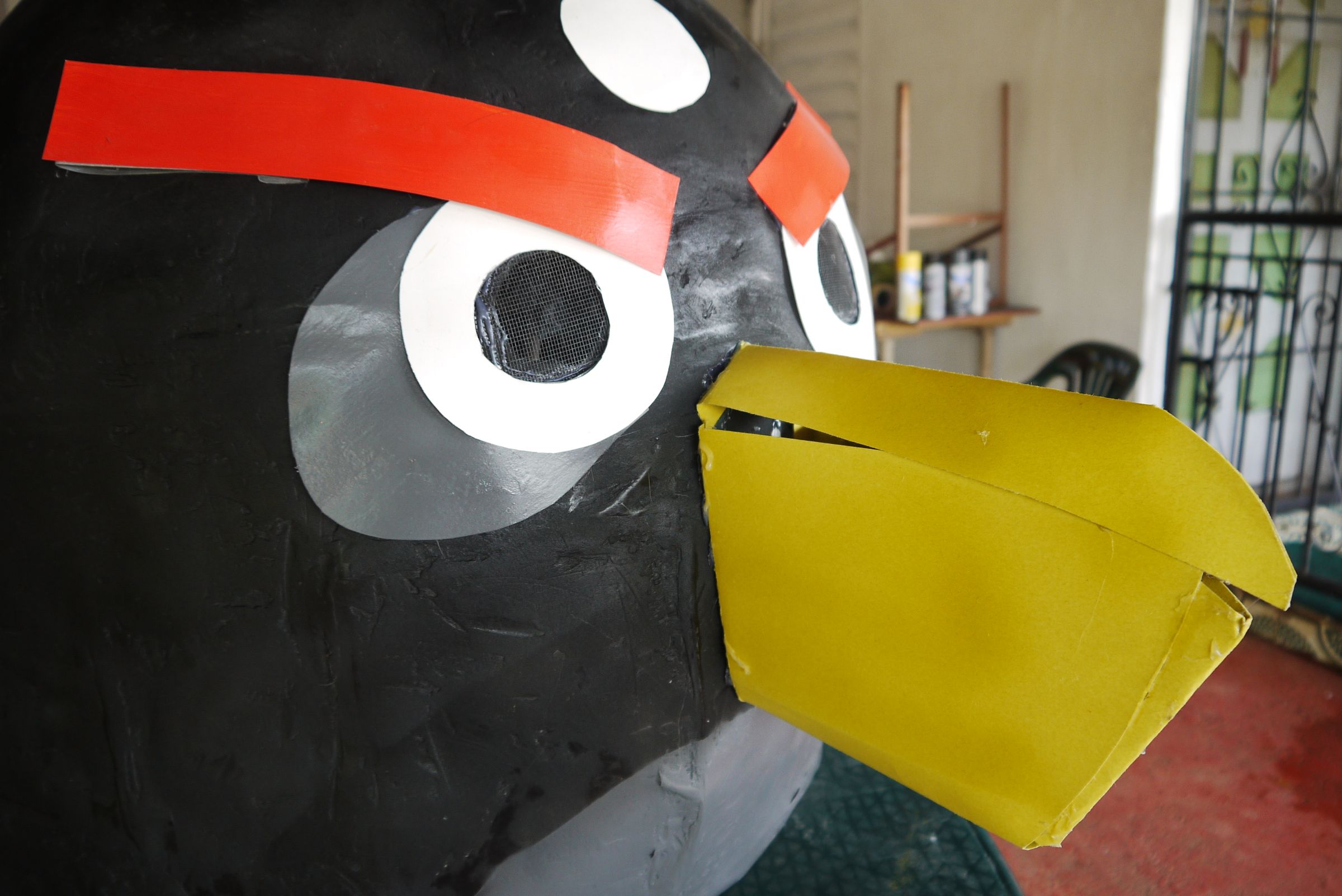 Paper Mache Angry Birds Costume! Instructables