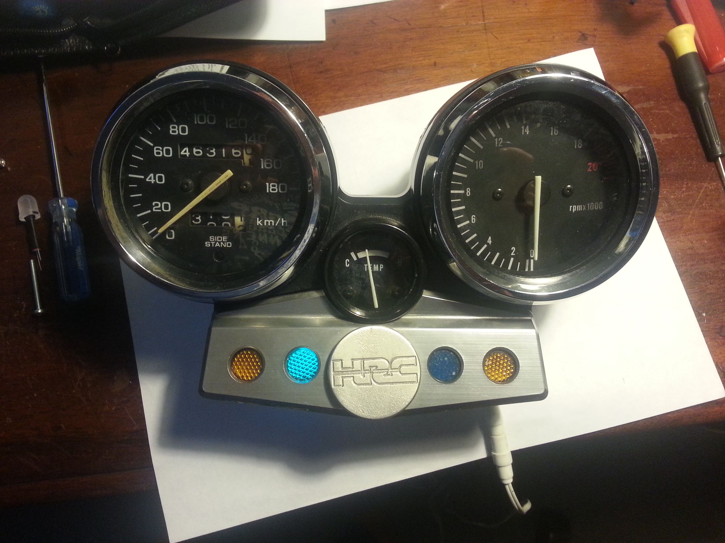 10mm LED Motorcycle Instrument Light Conversion