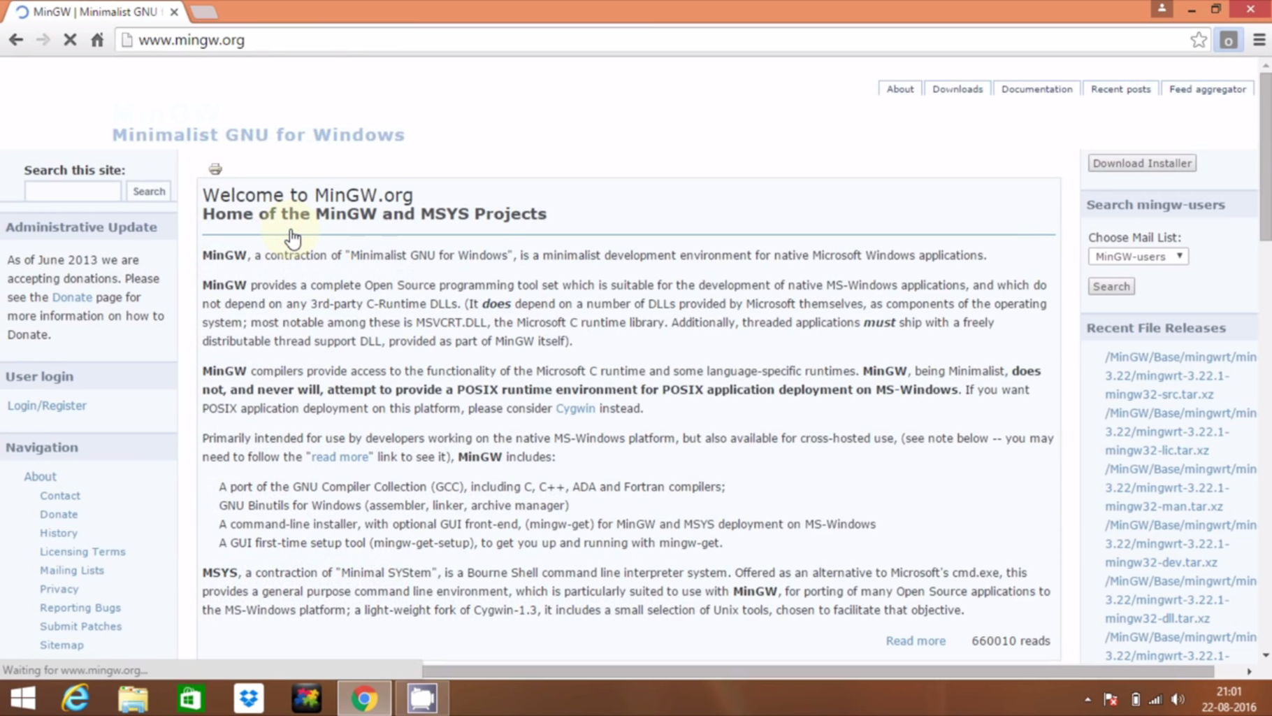 How to Install MinGW GCC/G++ Compiler in Windows XP/7/8/8.1/10 : 5 ...