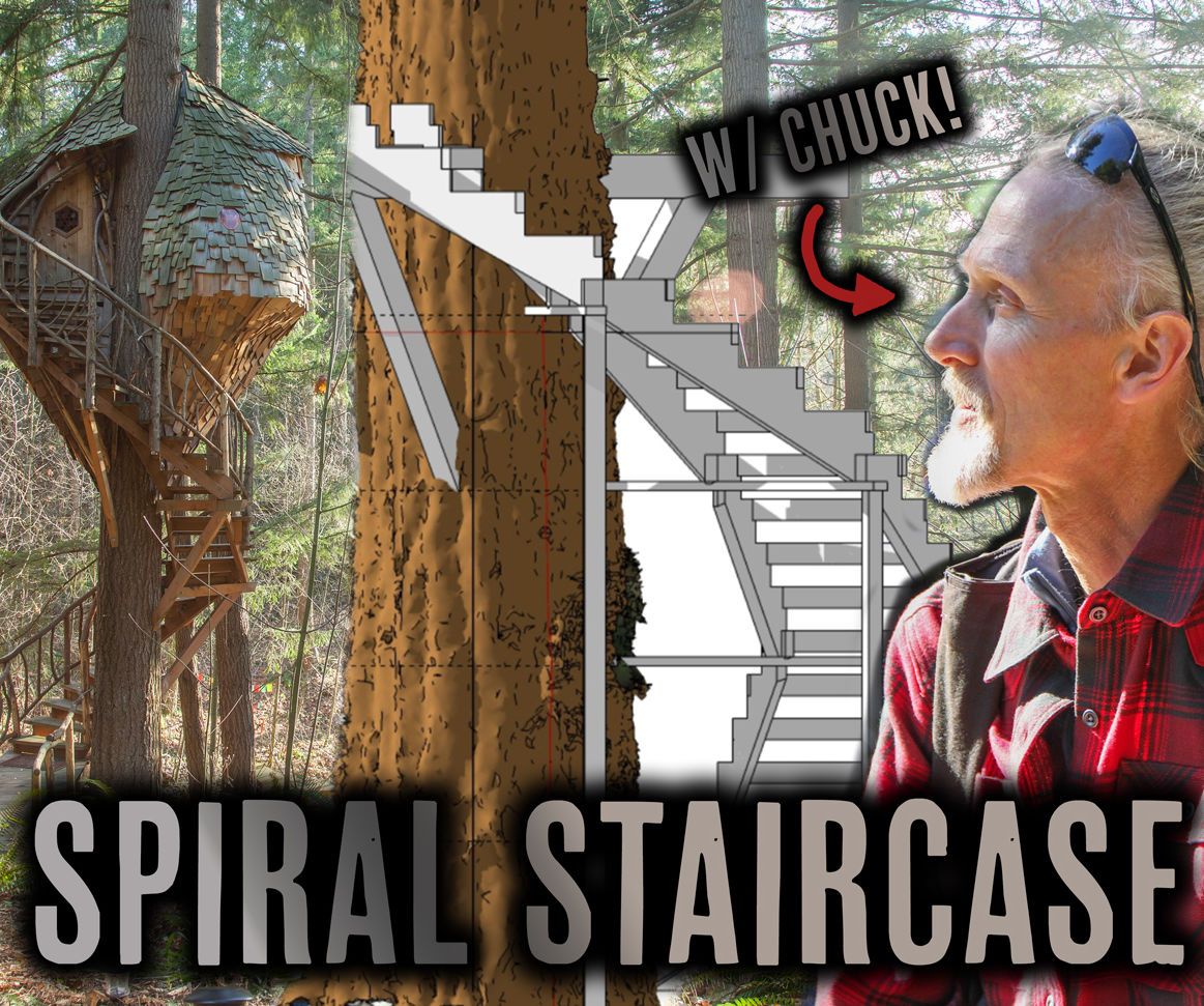 Treehouse Winding Staircase 