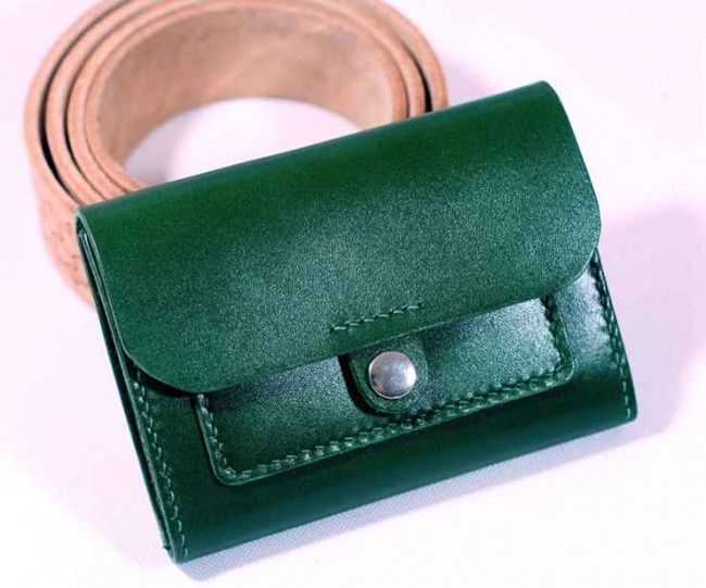 Leather Short Wallet