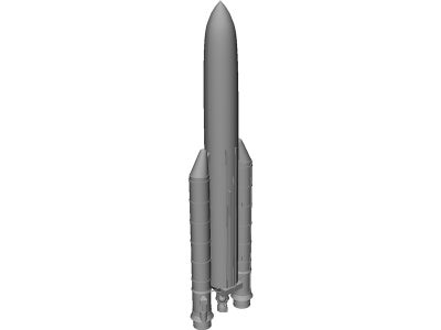 Ariane V 3-D Model