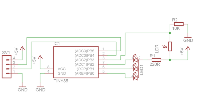 Build Your Own (at)tiny Colour Sensor. : 5 Steps (with Pictures ... Circuit Diagram