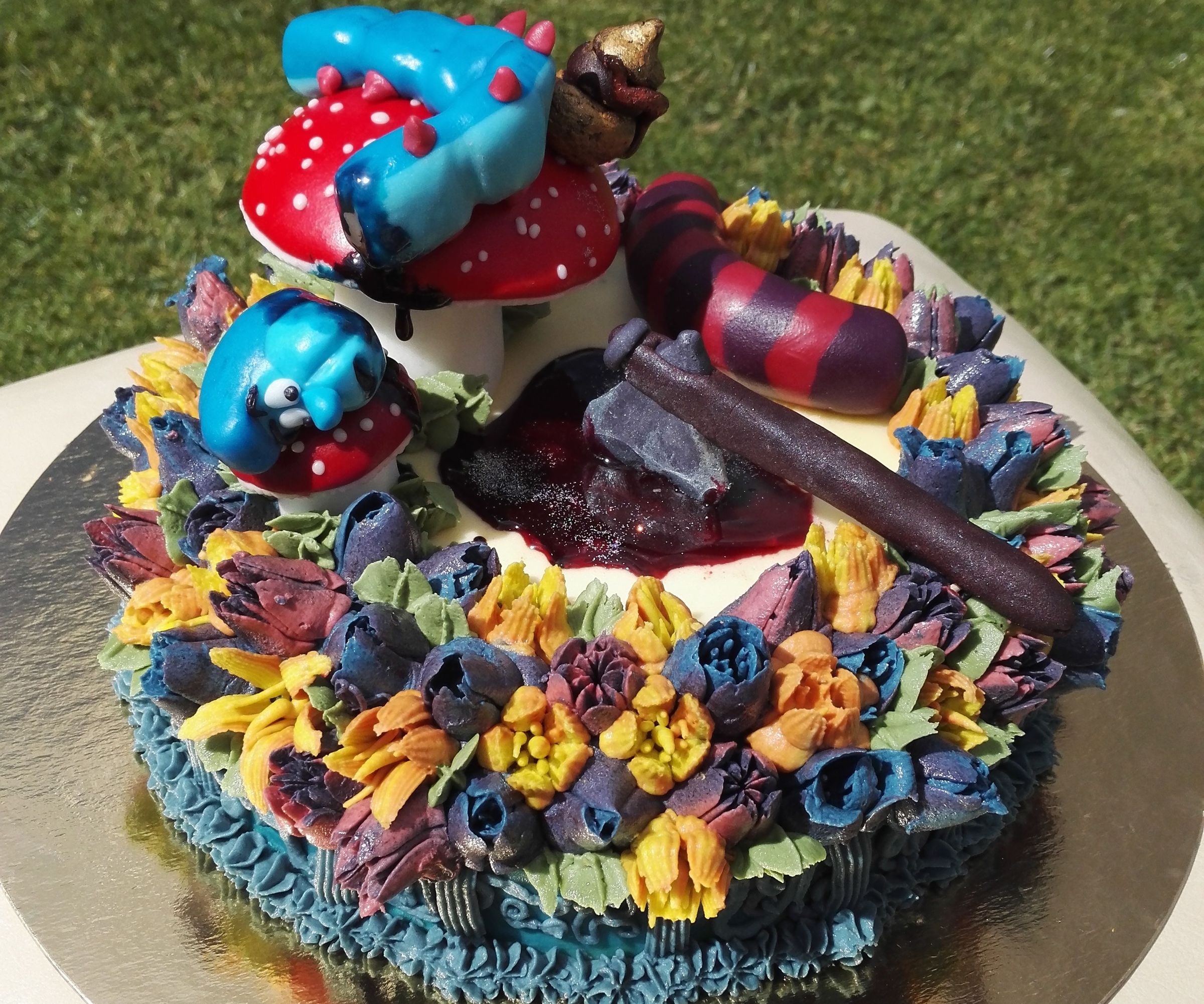 Off With Their Heads (Cheshire)!!! Cake