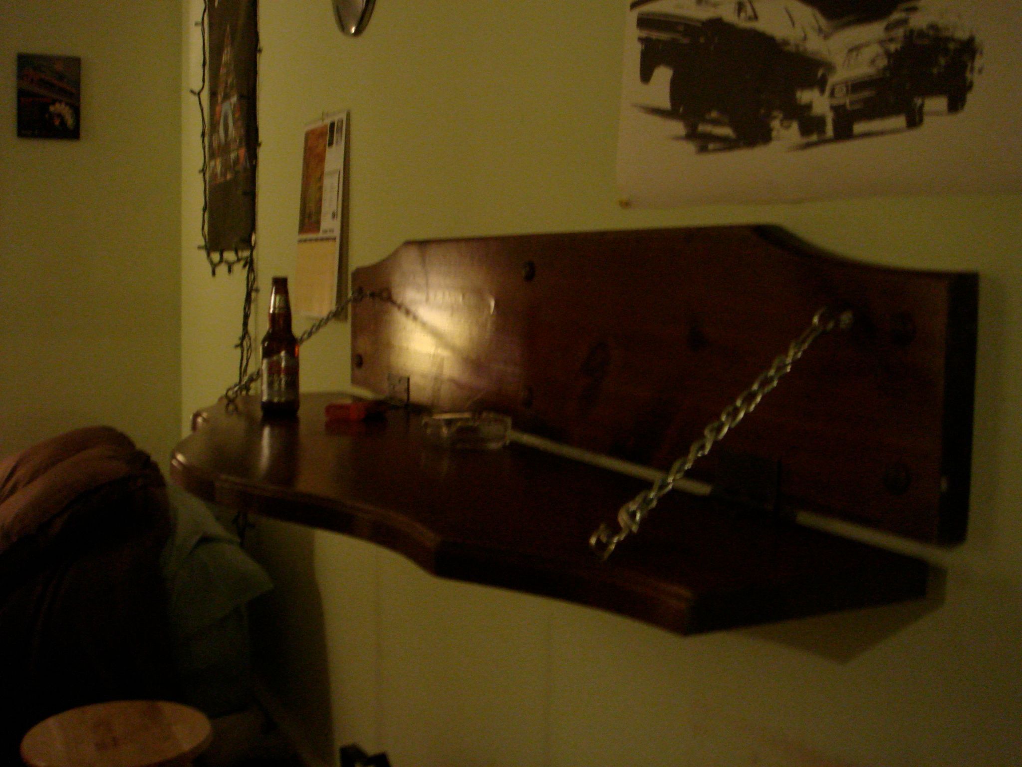 Build a Bar Out of an Old Bed