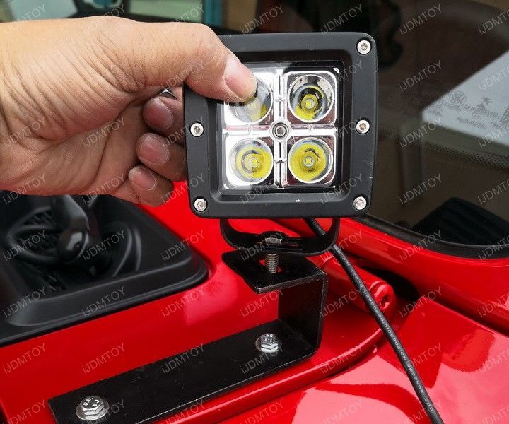 Install A-Pillar Mount LED Pod Lights on 2018 Jeep Wrangler JL