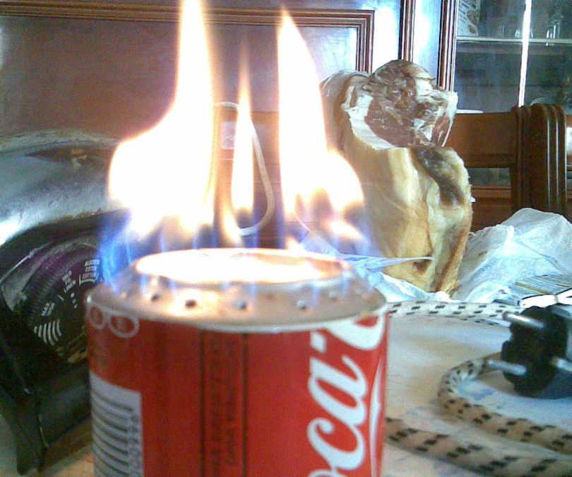 Como Hacer Un Fogón De Cocina Con Dos Latas.
