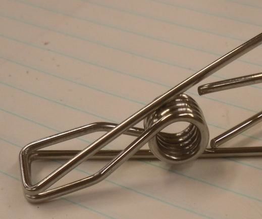 Weatherproof Outdoor Lighting Clips Using Stainless Clothes Hangers